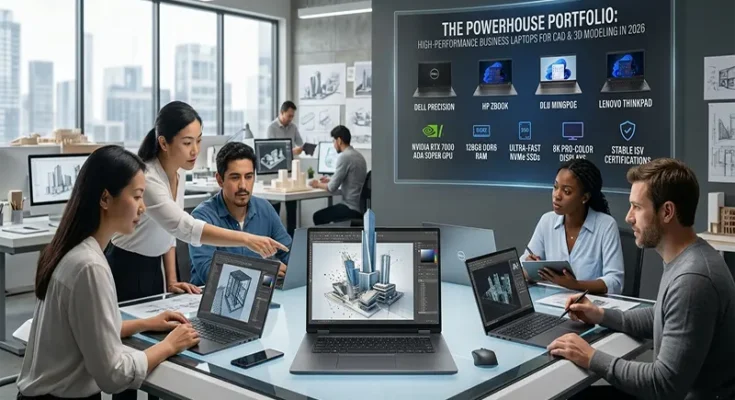 The Powerhouse Portfolio: High-Performance Business Laptops for CAD and 3D Modeling in 2026